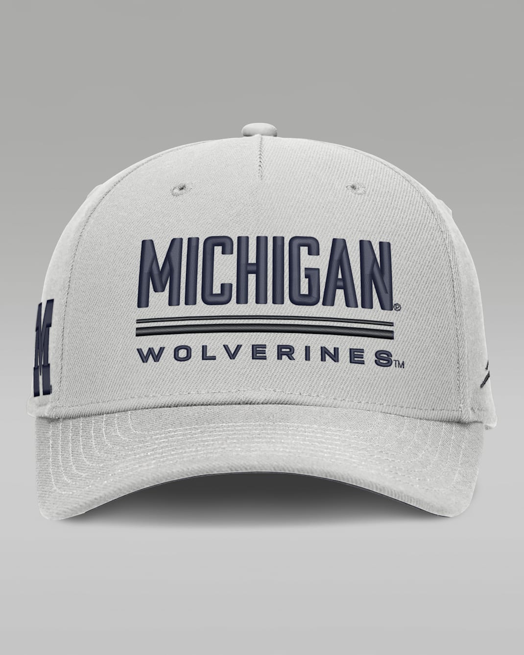 Michigan Sideline Practice Rise Men's Jordan Brand Dri-FIT College Adjustable Hat