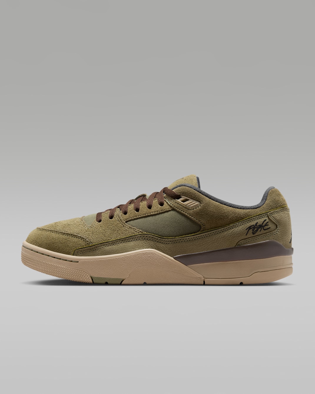 Jordan Flight Court Men's Shoes - Medium Olive/Khaki/Baroque Brown/Black