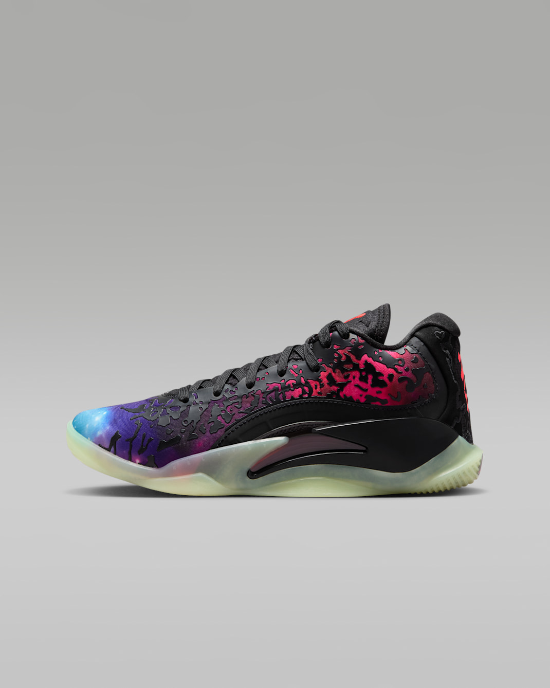 Zion 3 大童籃球鞋 - 黑色/Vivid Purple/Barely Volt/Solar Red