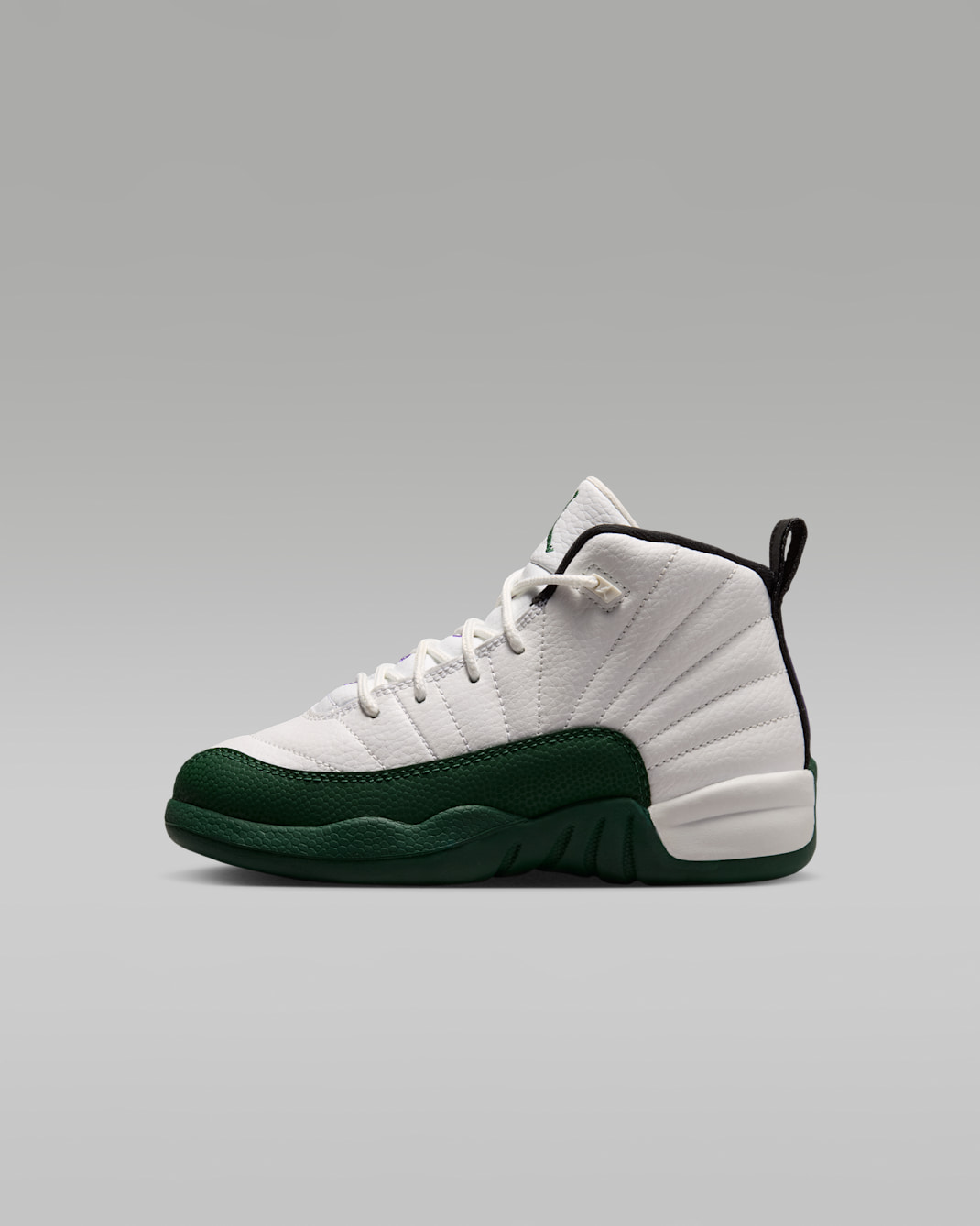 Jordan 12 Retro "Idols Become Rivals" Little Kids' Shoes - Summit White/Fierce Purple/Fierce Purple/Gorge Green