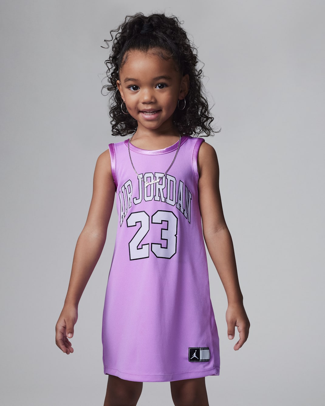 Jordan Little Kids' Dress - Rush Fuchsia