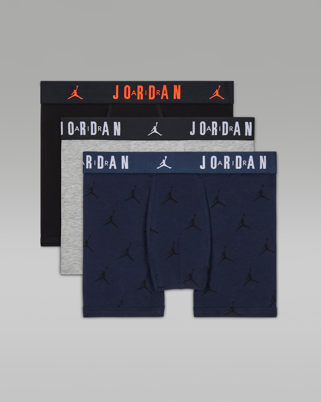 ジョーダン ジュニア フライト コットン エッセンシャル ボクサーブリーフ (3枚) - オブシディアン
