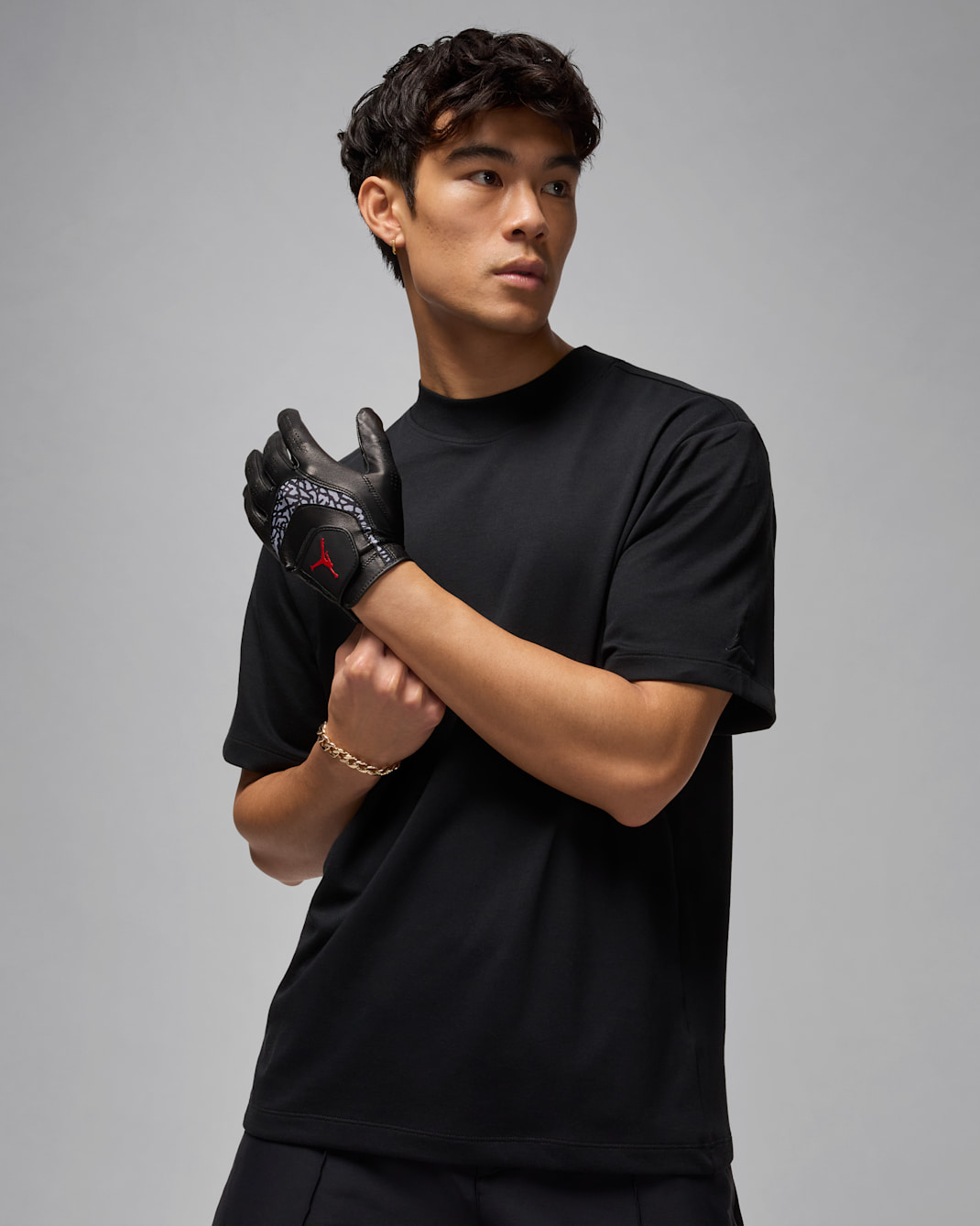 Jordan Sport Men's Dri-FIT Mock-Neck Golf Top - Black/Black