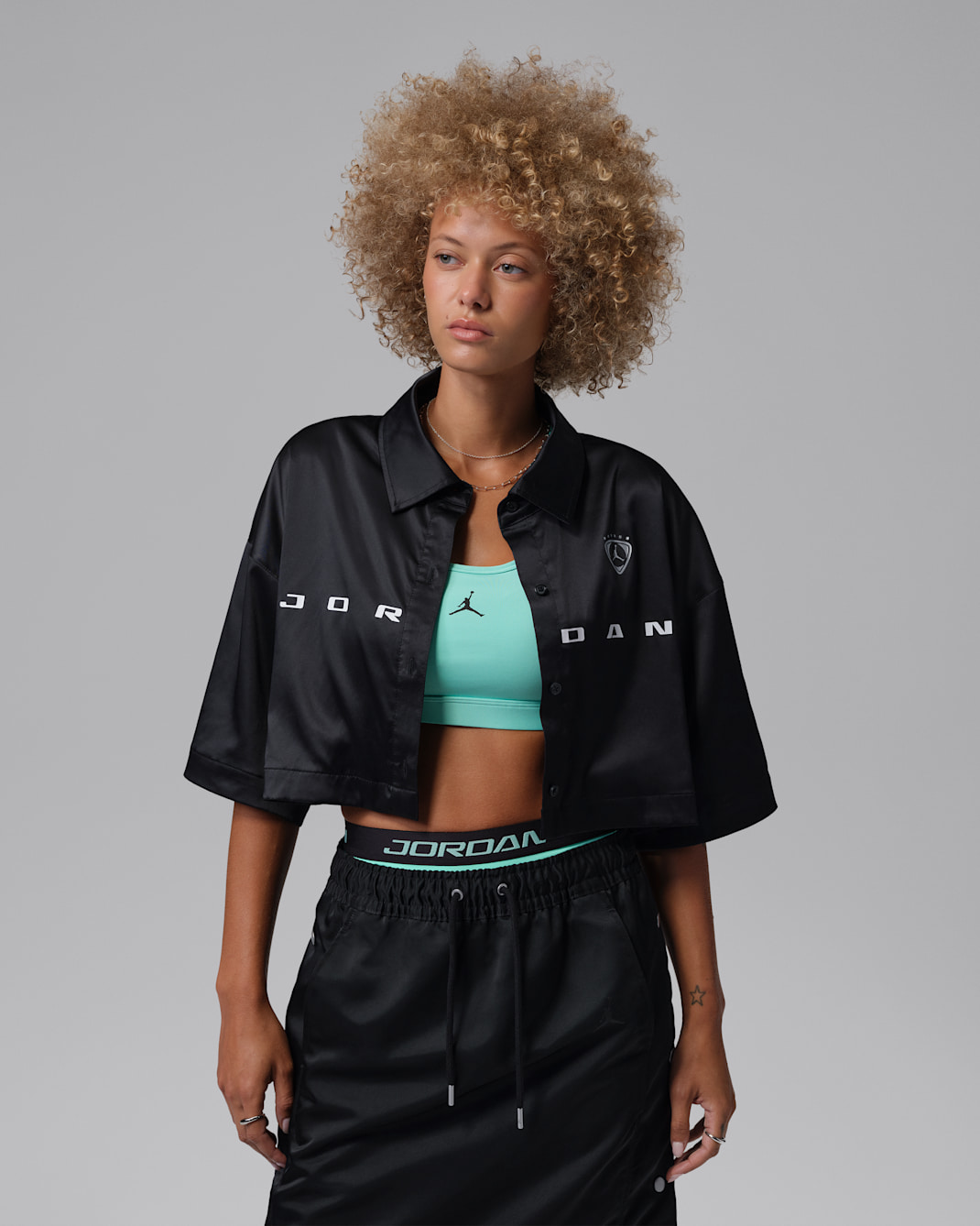 Jordan Flight Women's Woven Top - Black