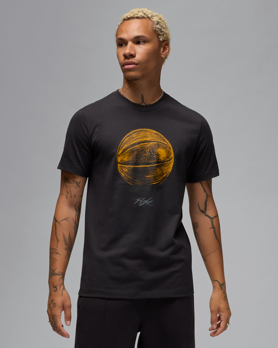 Jordan Men's T-Shirt - Off-Noir/Smoke Grey