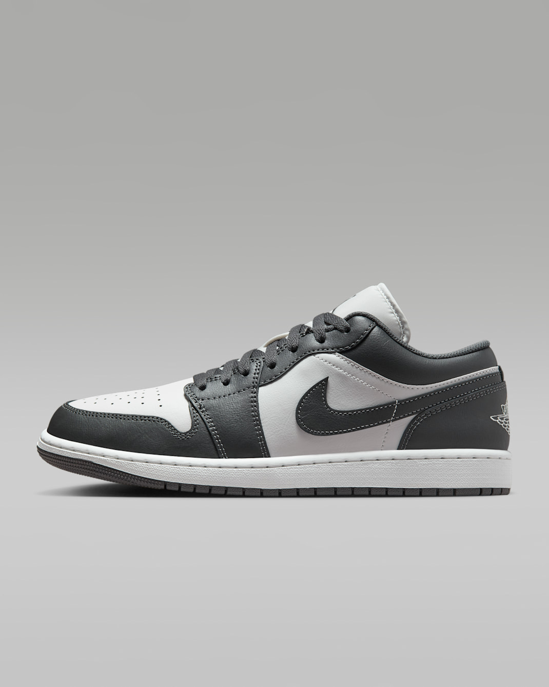 Air Jordan 1 Low Men's Shoes - Iron Grey/Summit White