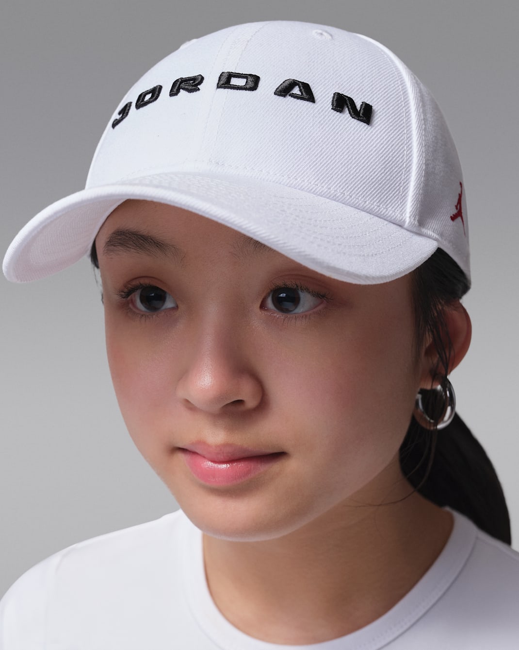 조던 주니어 스트럭처 스트랩백 캡 - 화이트