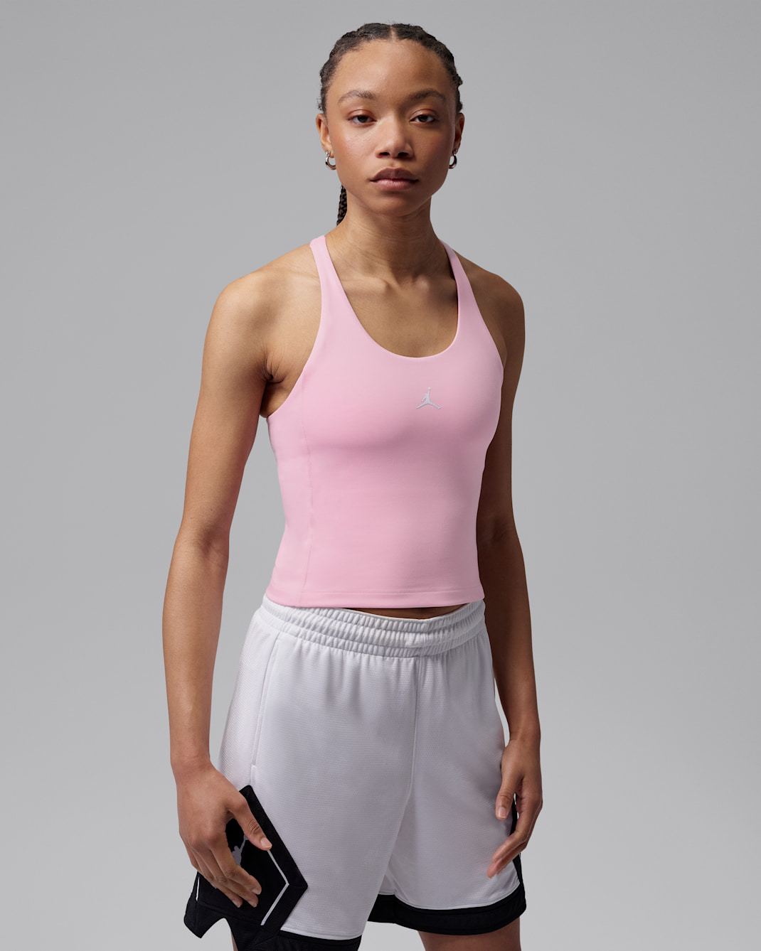 Jordan Sport Women's Dri-FIT Tank Top - Iced Carmine/White