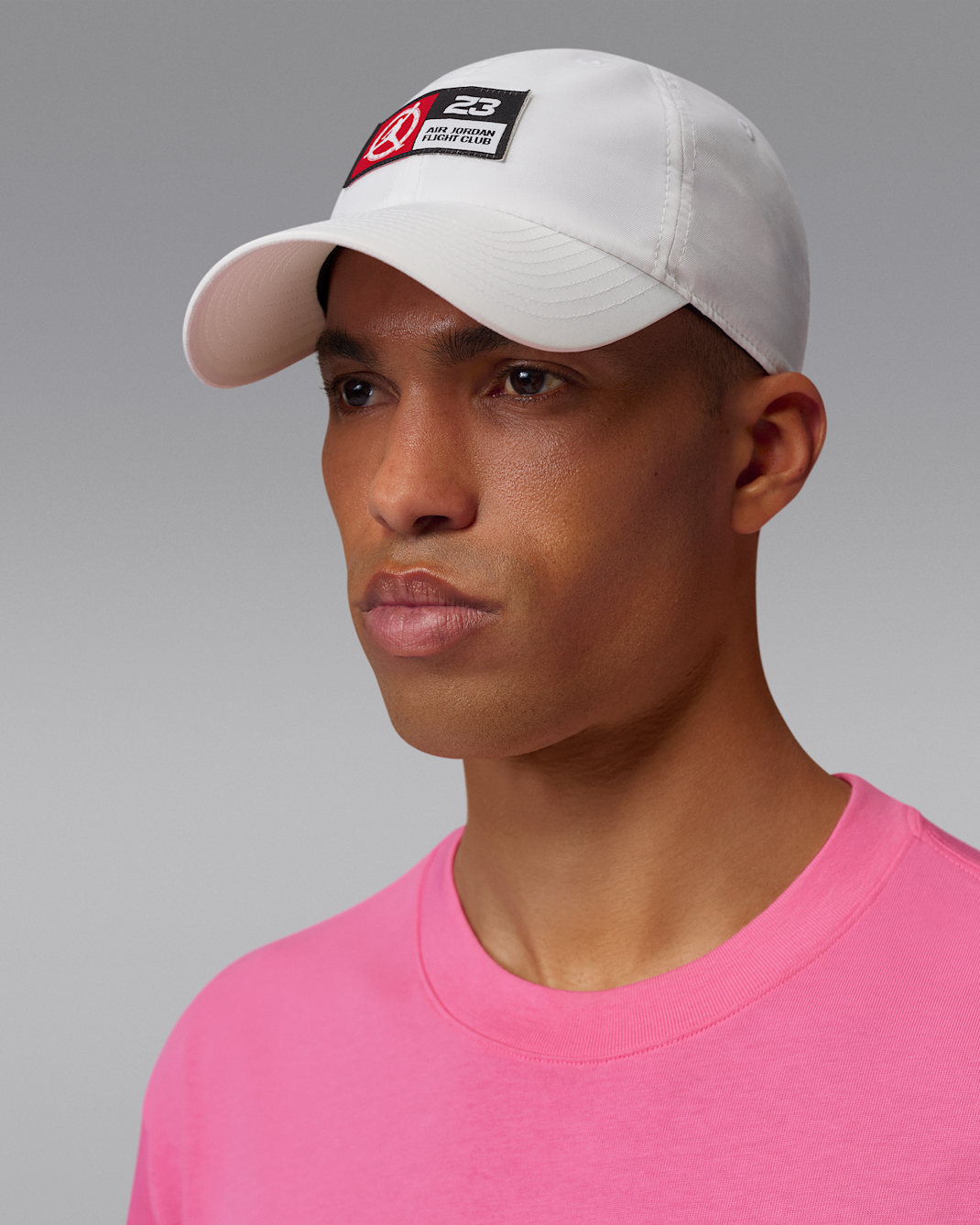 조던 플라이트 클럽 언스트럭처드 플랫 빌 모자 - 화이트