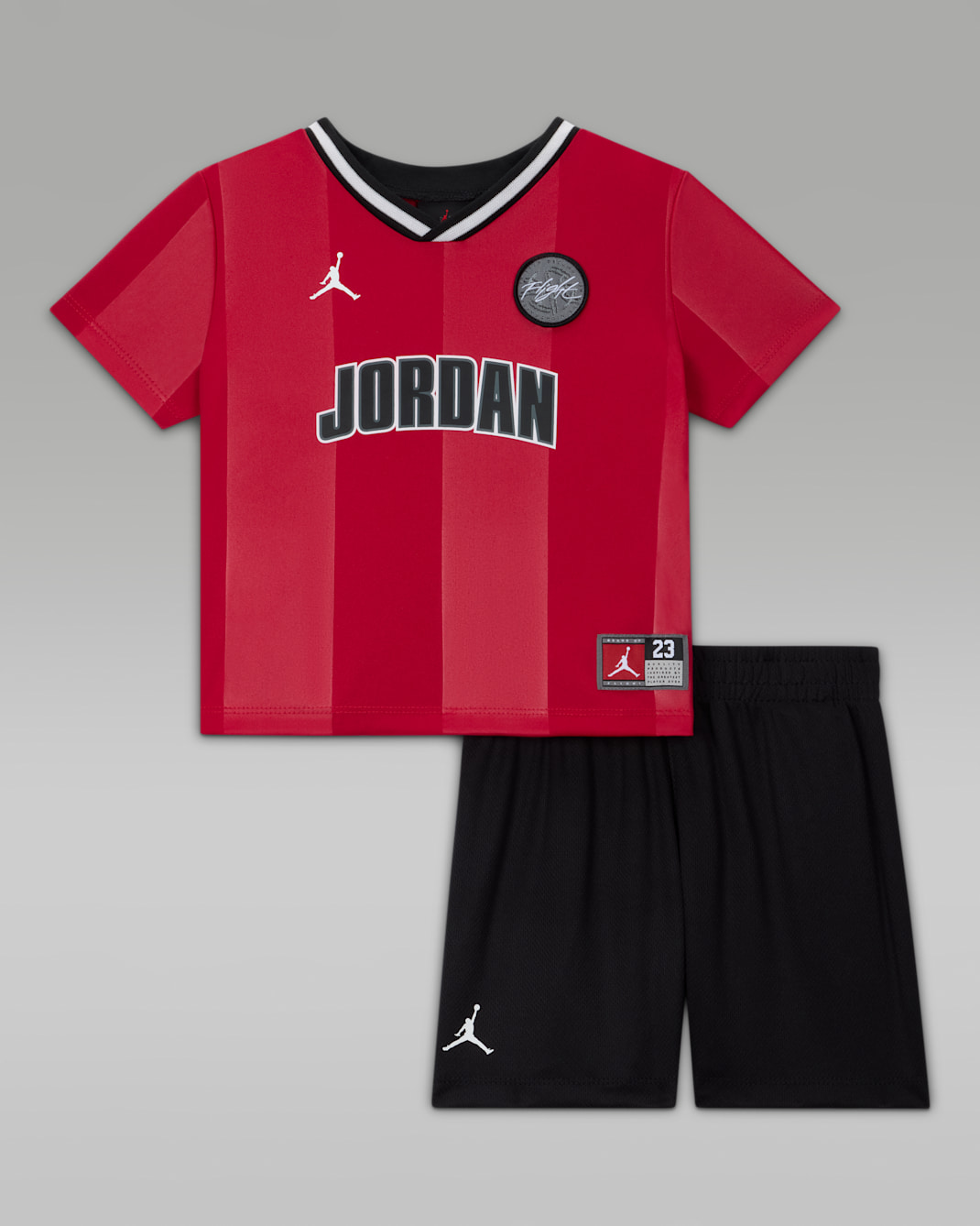 Jordan Set aus Sporttrikot und Mesh-Shorts (Kleinkinder) - Schwarz