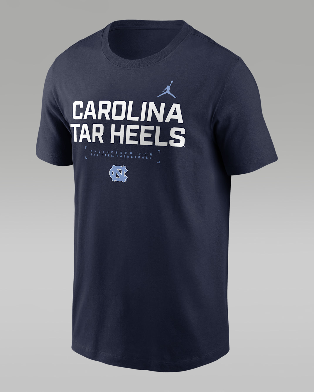 North Carolina Courtside Basketball Men's Jordan Brand Dri-FIT College T-Shirt - Navy