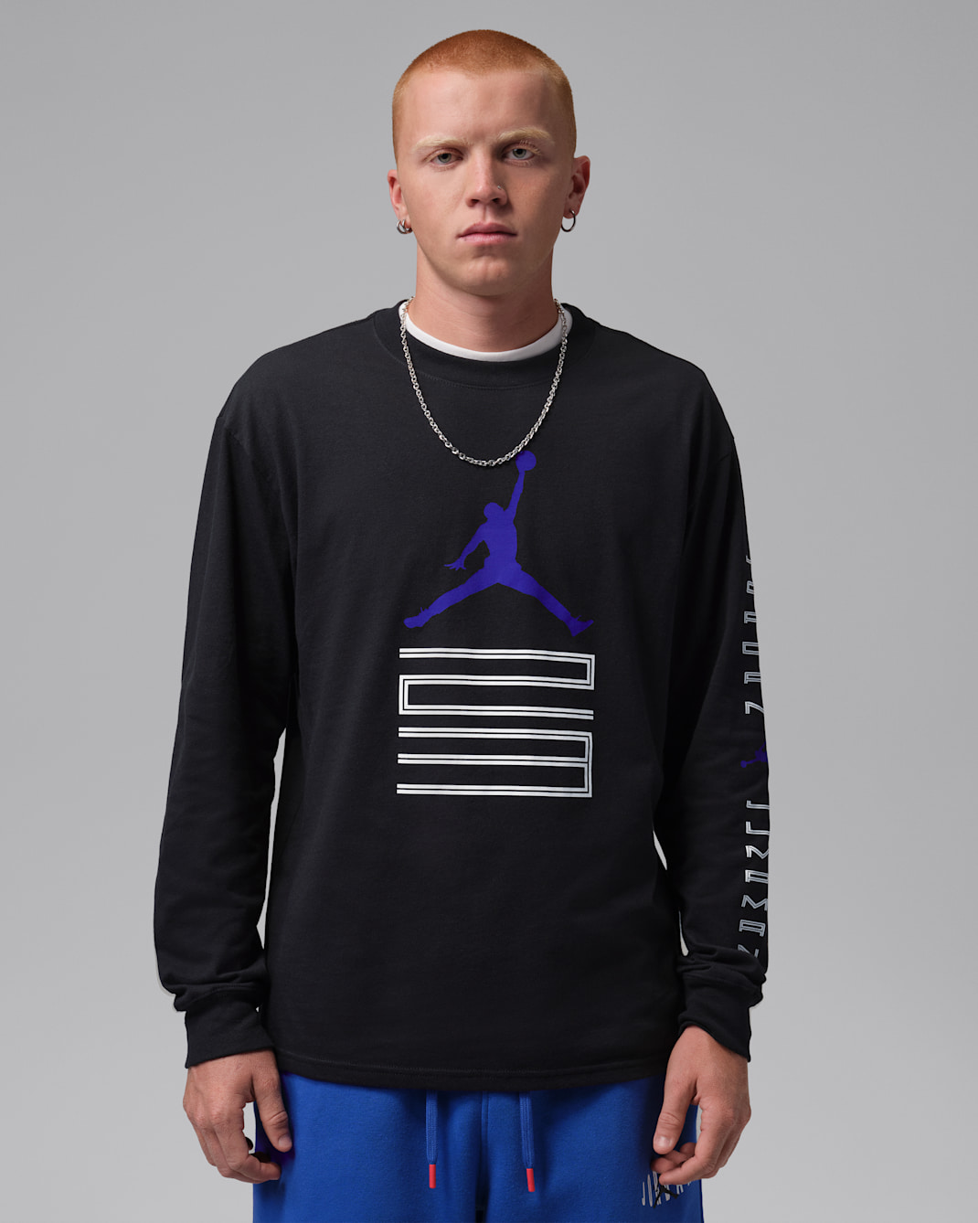Jordan Men's Long-Sleeve T-Shirt - Black