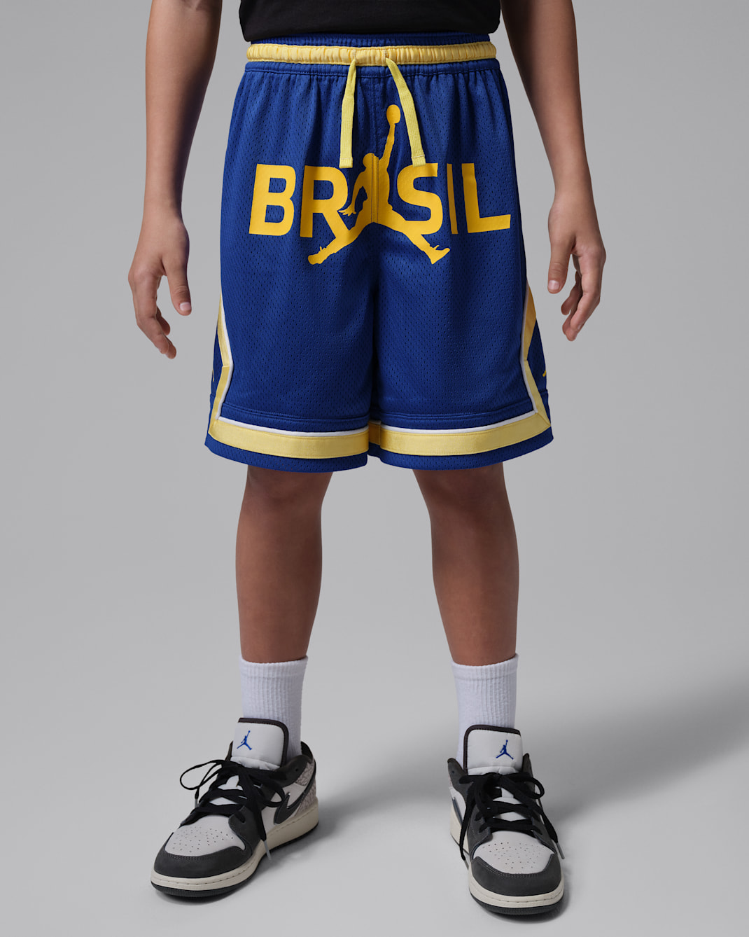 Jordan Essentials Big Kids' Dri-FIT P6 Mesh Diamond Shorts - Old Royal