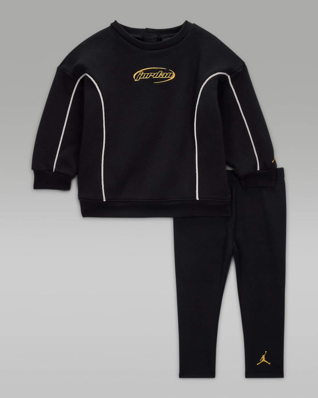 Jordan Mountainside 2-teiliges Fleece-Set (Babys, 12–24 M) - Schwarz