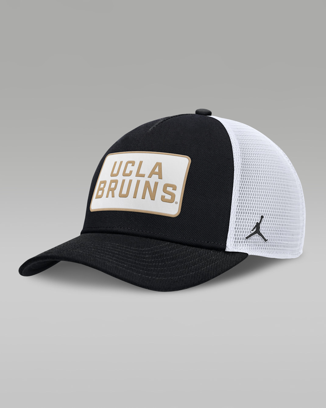Gorra de rejilla ajustable universitaria marca Jordan para hombre UCLA On-Field Rise - Negro