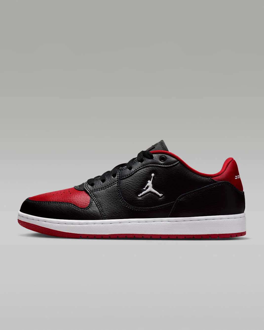 Jordan Court Connect Low Men's Shoes - Black/Gym Red/White