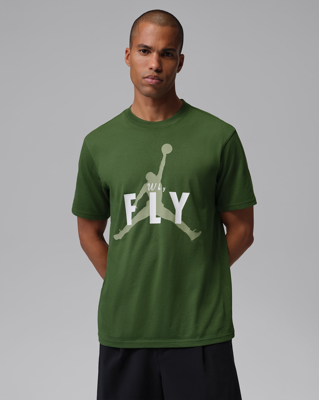 Jordan Sport Men's Dri-FIT Golf T-Shirt - Forest Green/Oil Green