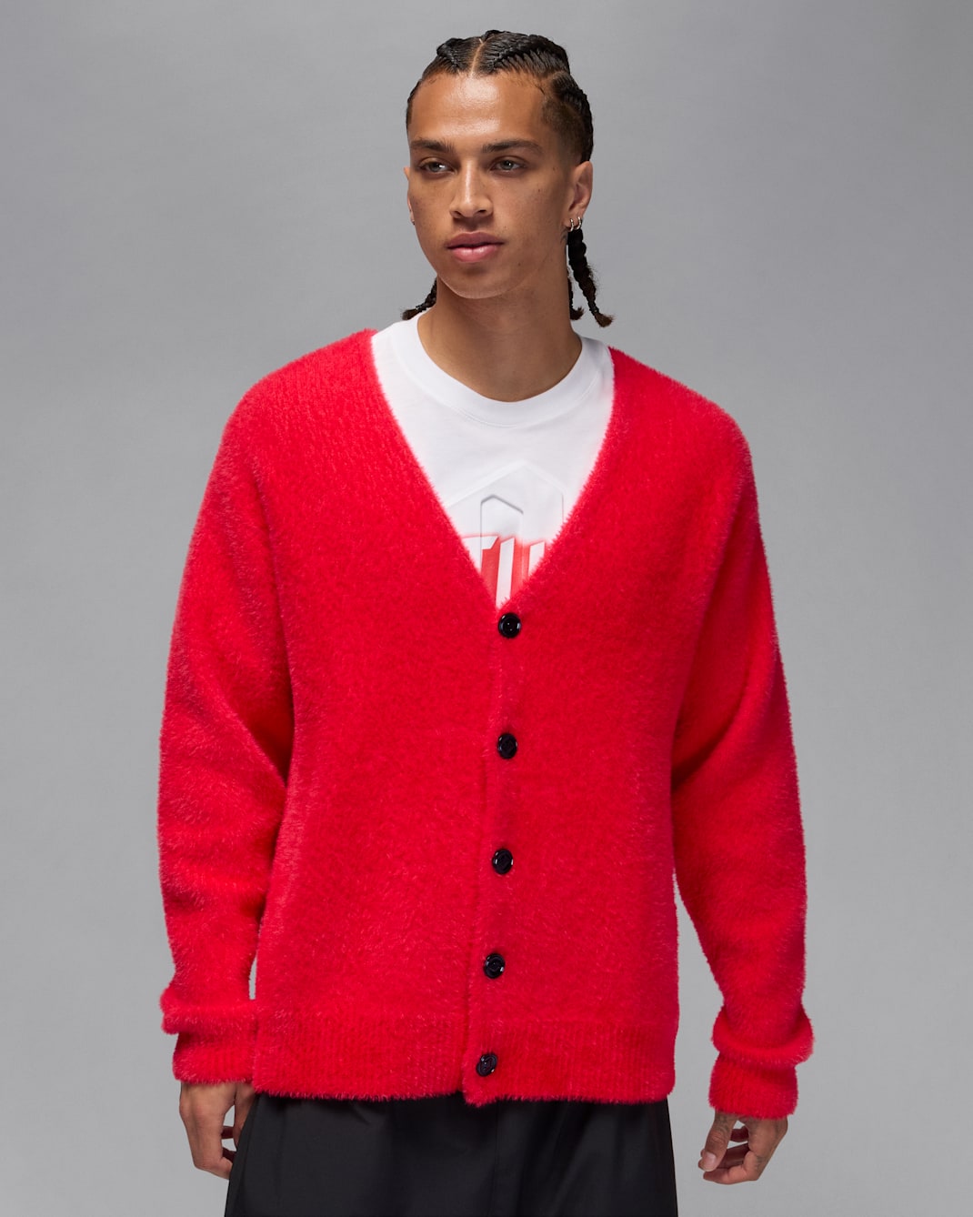 Tatum-Strickjacke (Herren) - University Red