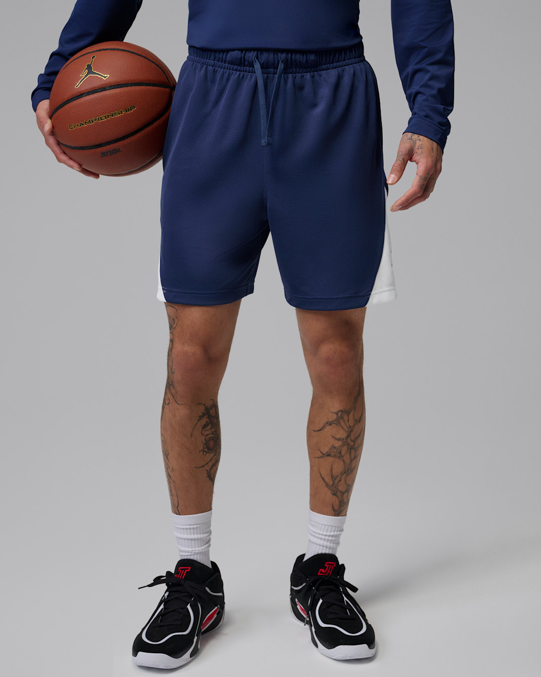 Jordan Sport Men's Dri-FIT Shorts - Midnight Navy/White/Midnight Navy