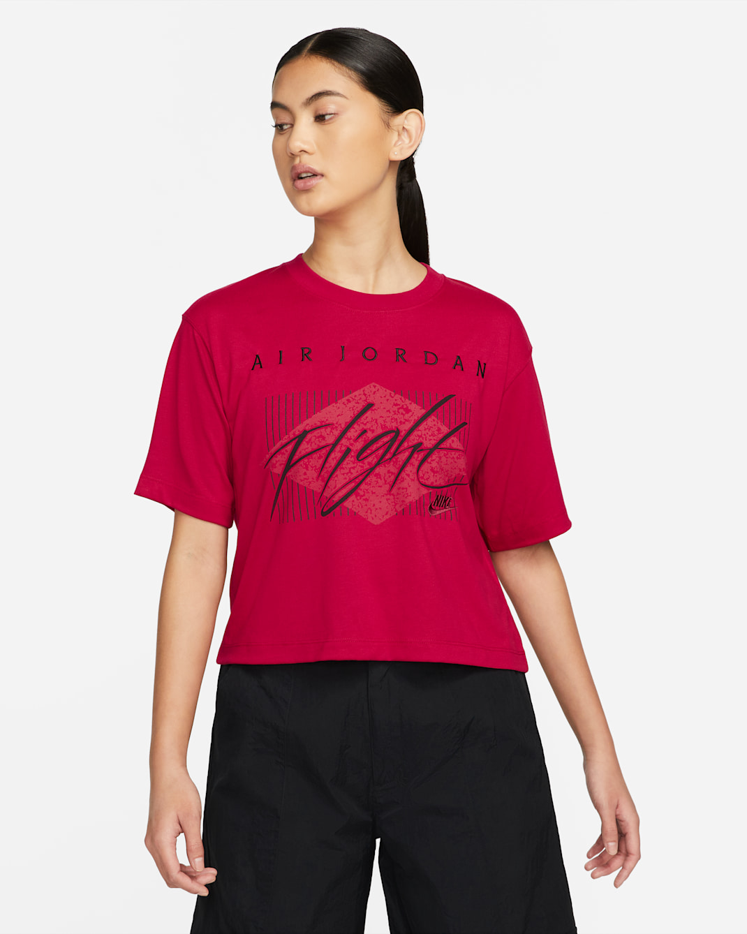 Jordan Essentials Women's Boxy T-Shirt - Mystic Hibiscus