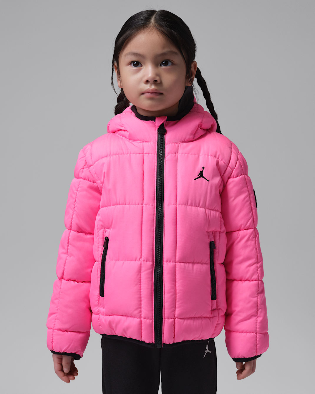 Jordan Essential mittelschwere Puffer-Jacke (jüngere Kinder) - Pink Glow