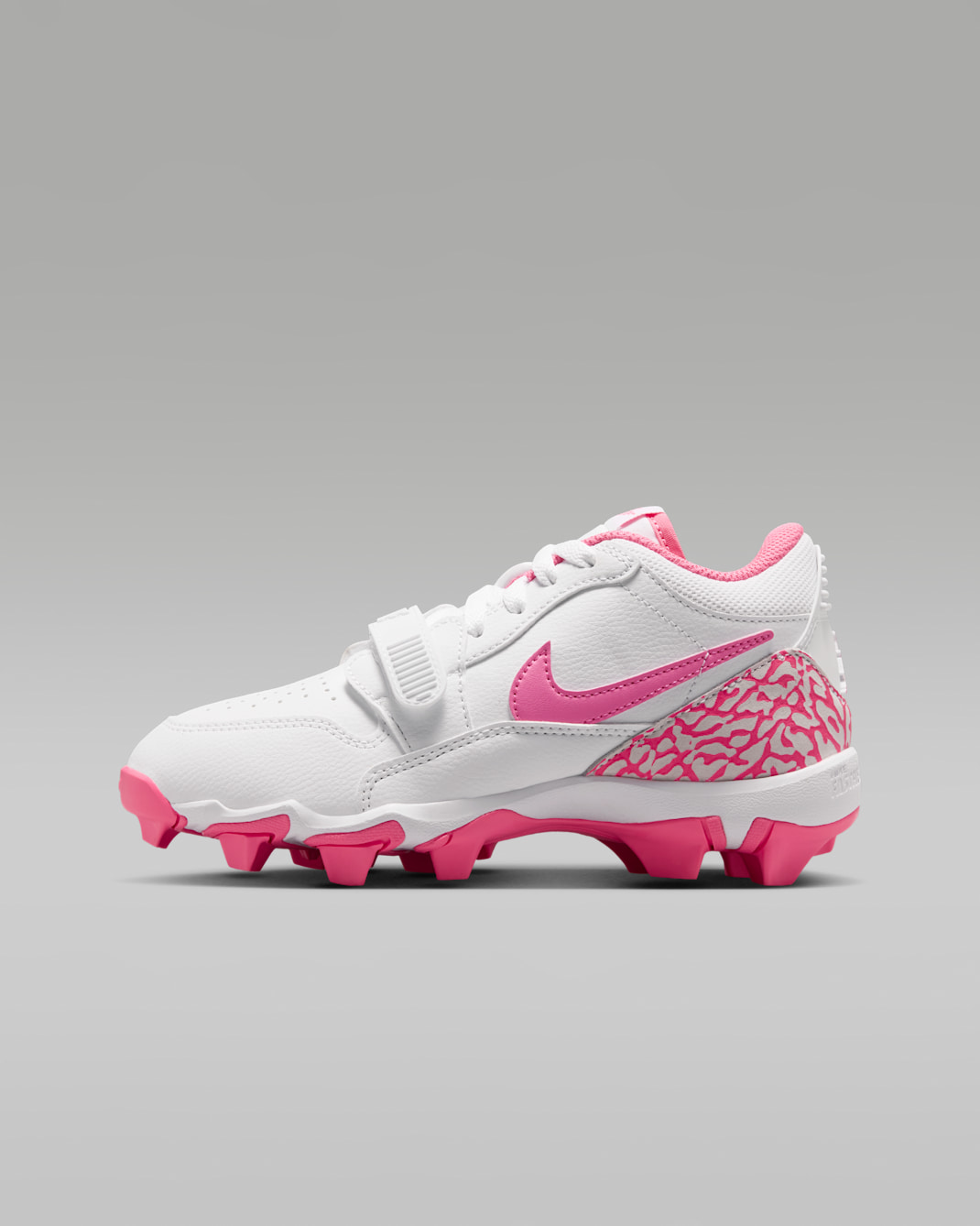 Jordan Legacy 312 Low Little/Big Kids' Cleats - White/White/White/Digital Pink