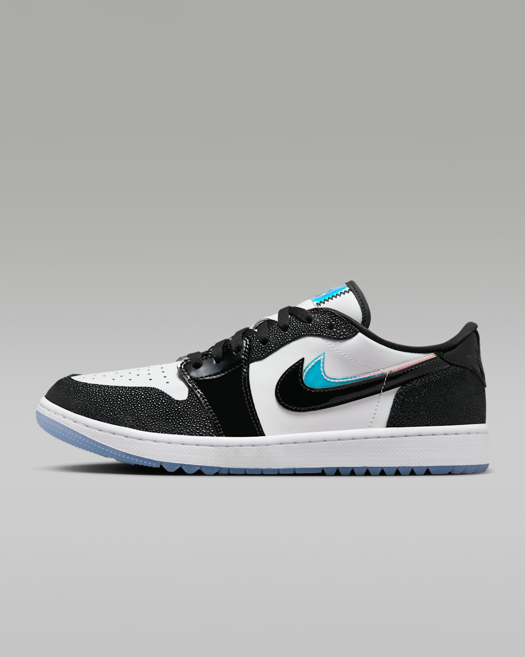Air Jordan 1 Low G NRG Golf Shoes - White/Black