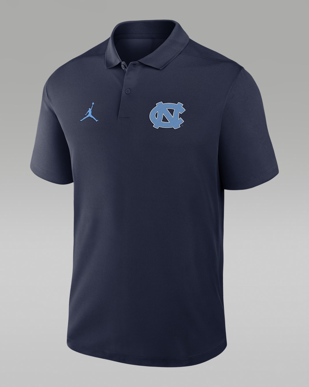Polo universitario Nike Dri-FIT para hombre North Carolina Primetime Victory Primary Logo - Azul marino