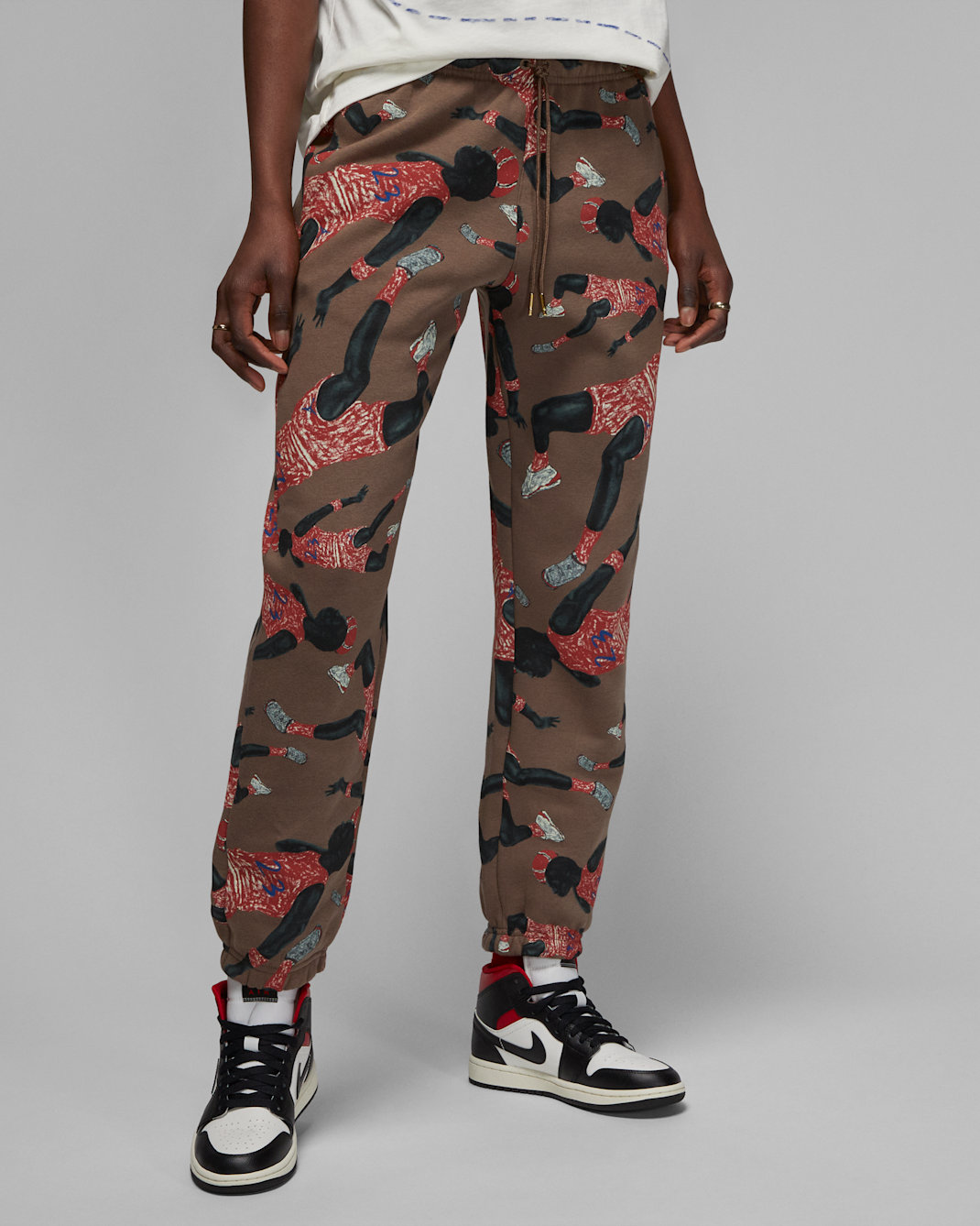 Jordan Artist Series by Parker Duncan Women's Brooklyn Fleece Trousers - Palomino