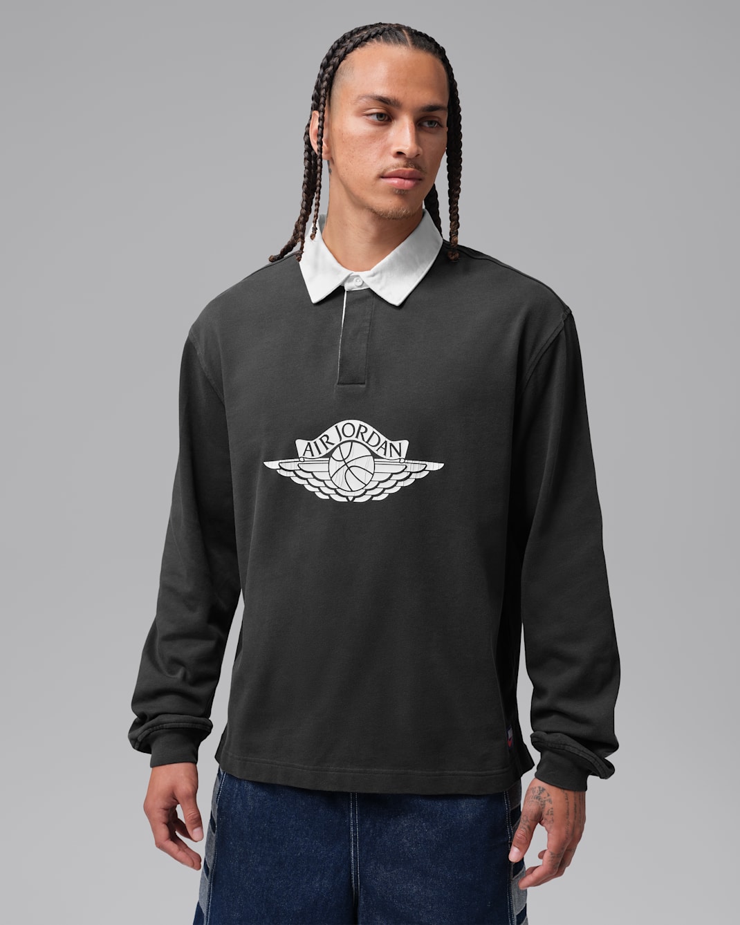 Jordan Flight Essentials Men's Rugby Top - Night Forest