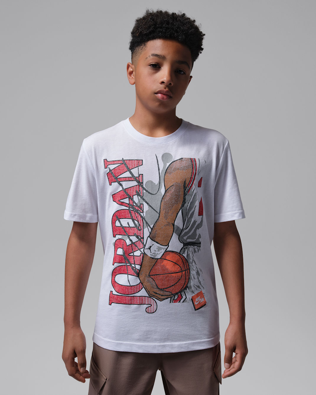 Jordan Big Kids' Jumpman Hip Rest T-Shirt - White