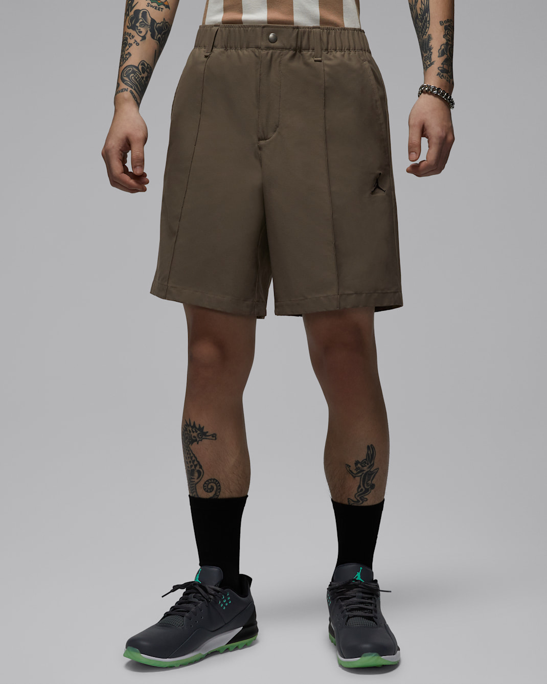 Jordan Sport 男款 Dri-FIT 高爾夫短褲 - Olive Grey/Anthracite