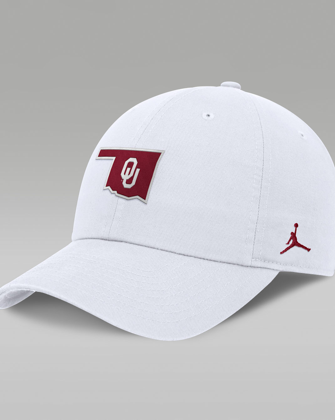 Oklahoma Club Men's Jordan Brand College Adjustable Hat - White