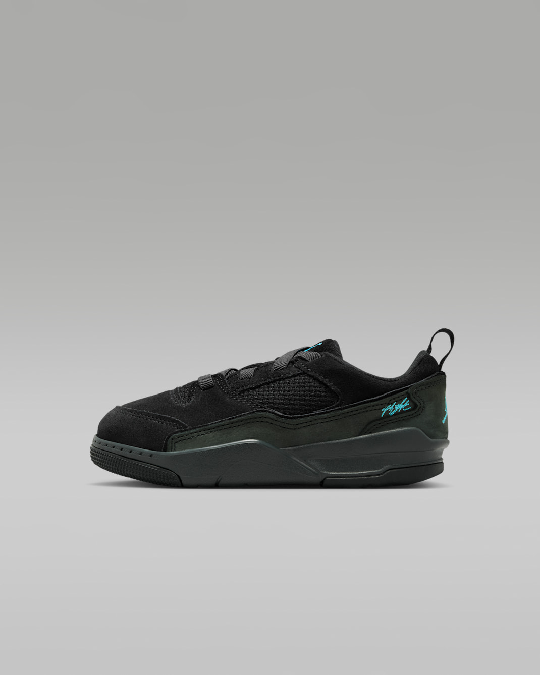 Jordan Flight Court Little Kids' Shoes - Black/Anthracite/Gamma Blue