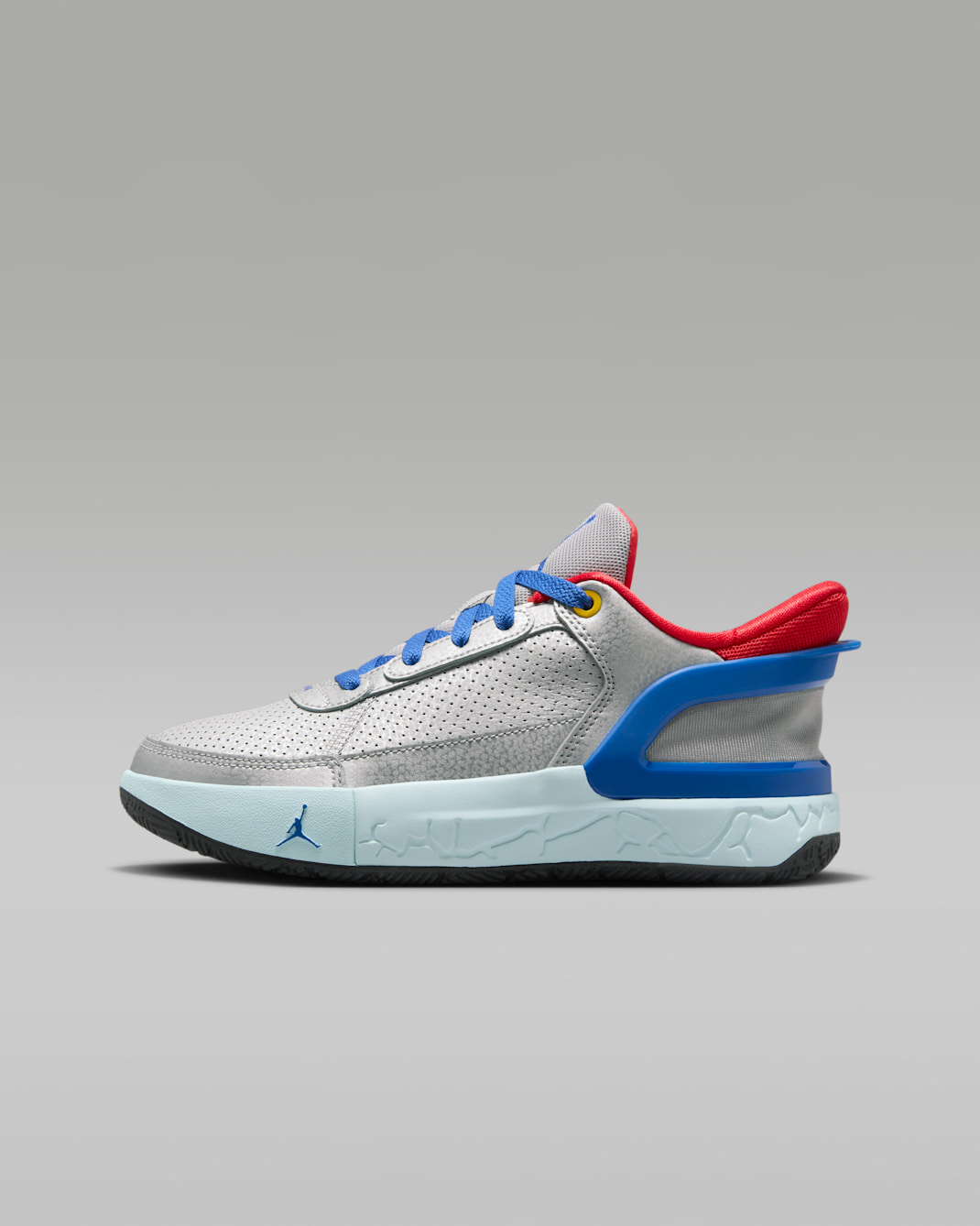 Jordan DAY1 EO Older Kids' Shoes - Metallic Silver/Light Crimson/Glacier Blue/Game Royal