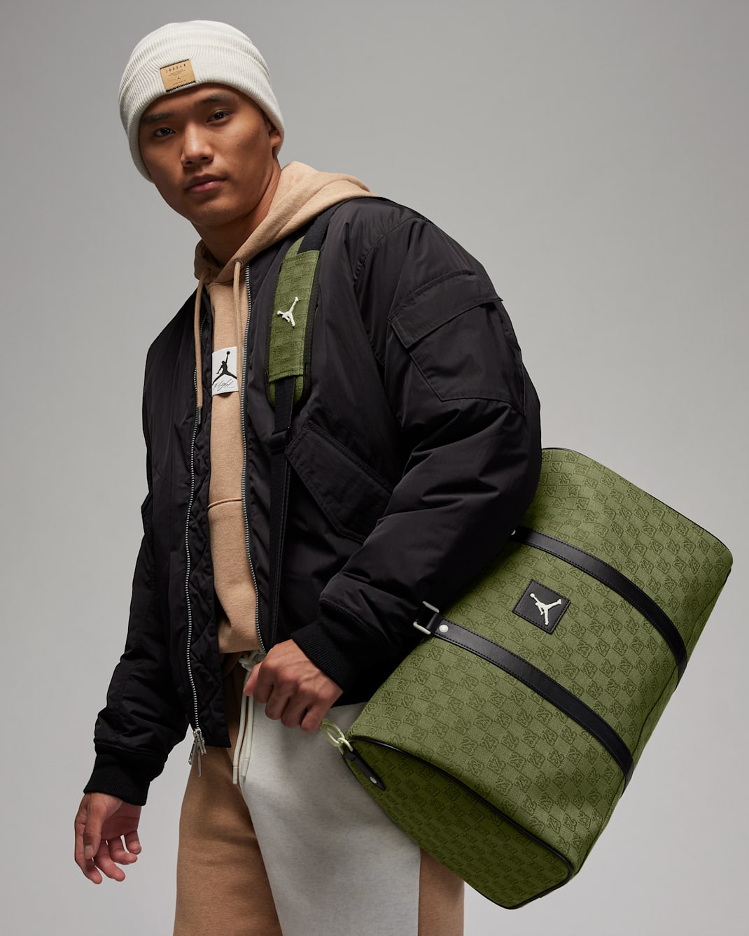 Jordan Monogram Duffle Bag (25L) - Sky J Light Olive