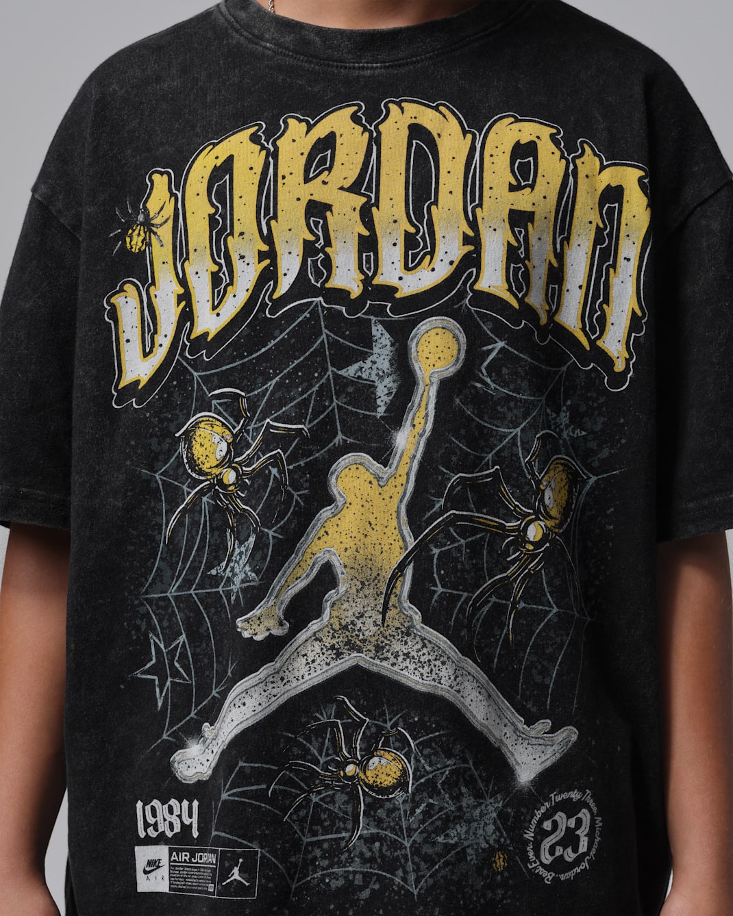 Jordan Big Kids' AJ4 Tour Yellow Retro T-Shirt