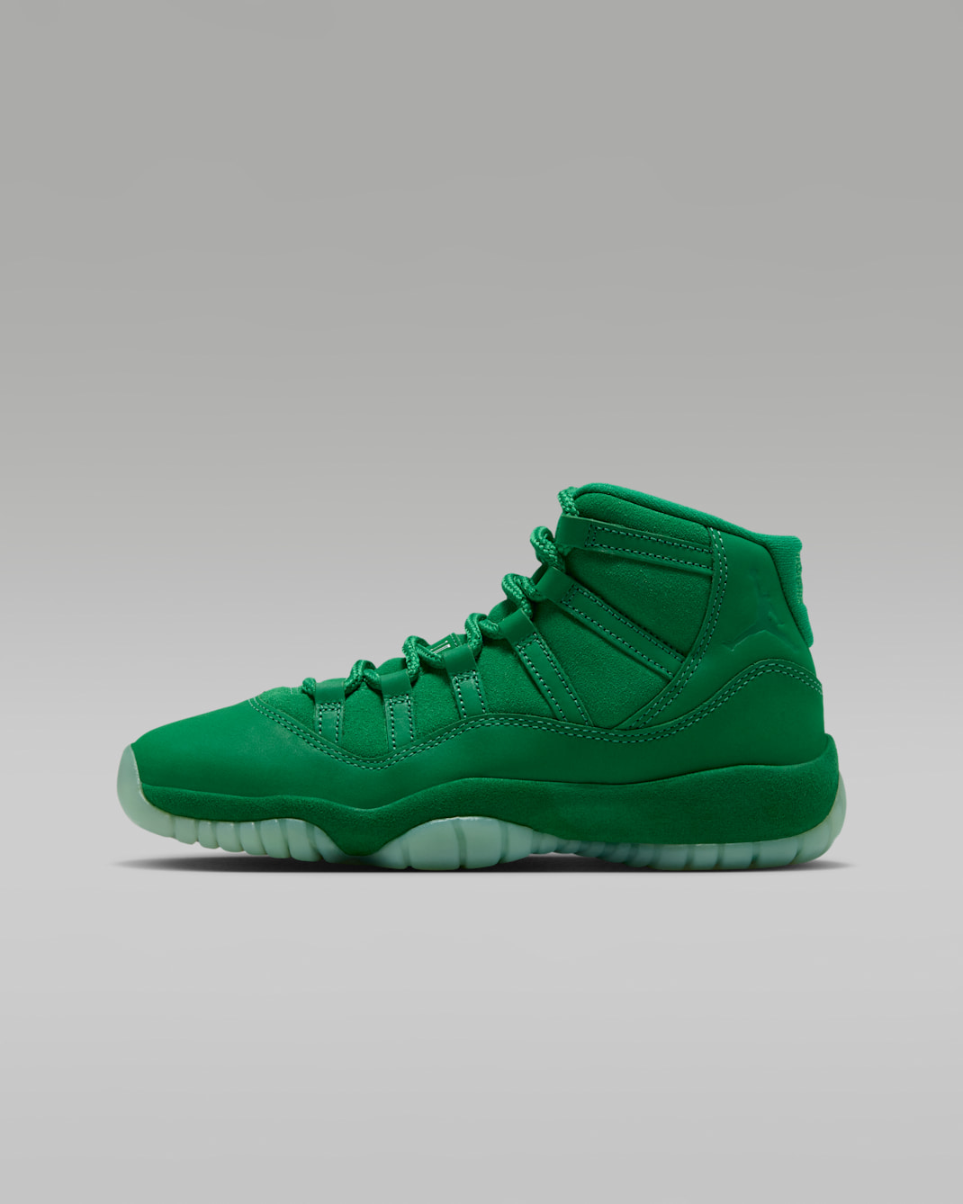 Air Jordan 11 Retro "Green Screen" Big Kids' Shoes - Multi-Color/Lucky Green/Orange/Gym Green