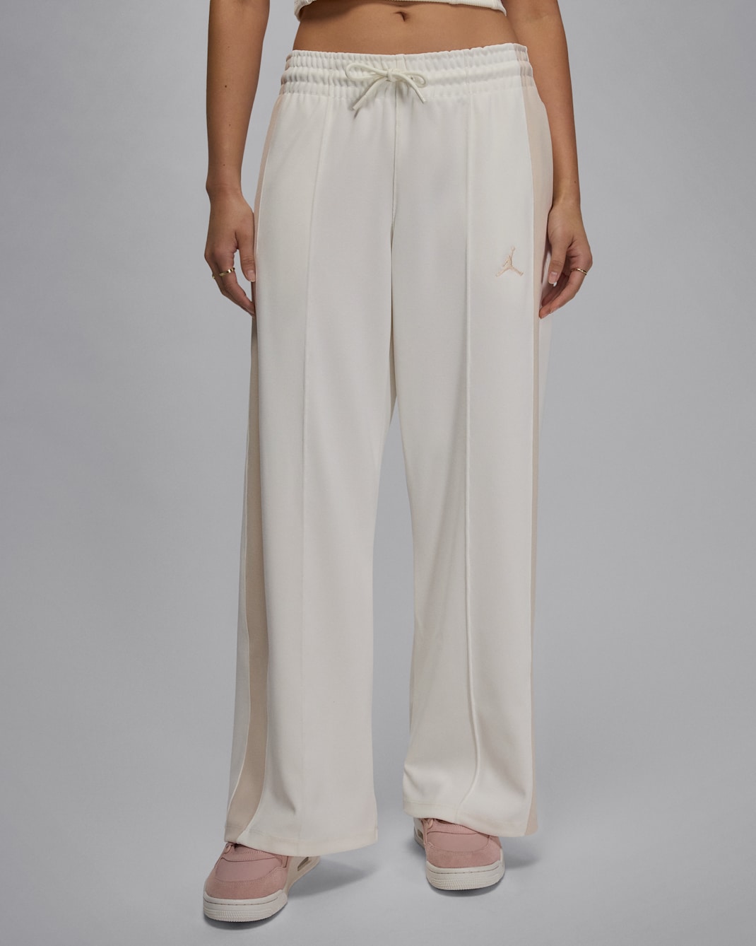 ジョーダン ウィメンズ ニット トラックパンツ - セイル/レジェンドライトブラウン/レジェンドライトブラウン