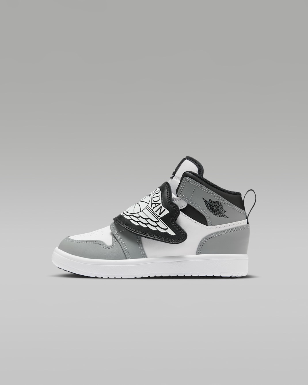 Sky Jordan 1 Younger Kids' Shoe - White/Particle Grey/Black