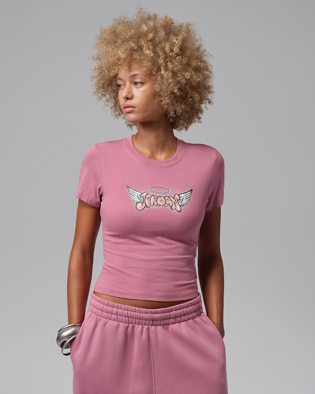 Jordan Women's Graphic T-Shirt - Desert Berry