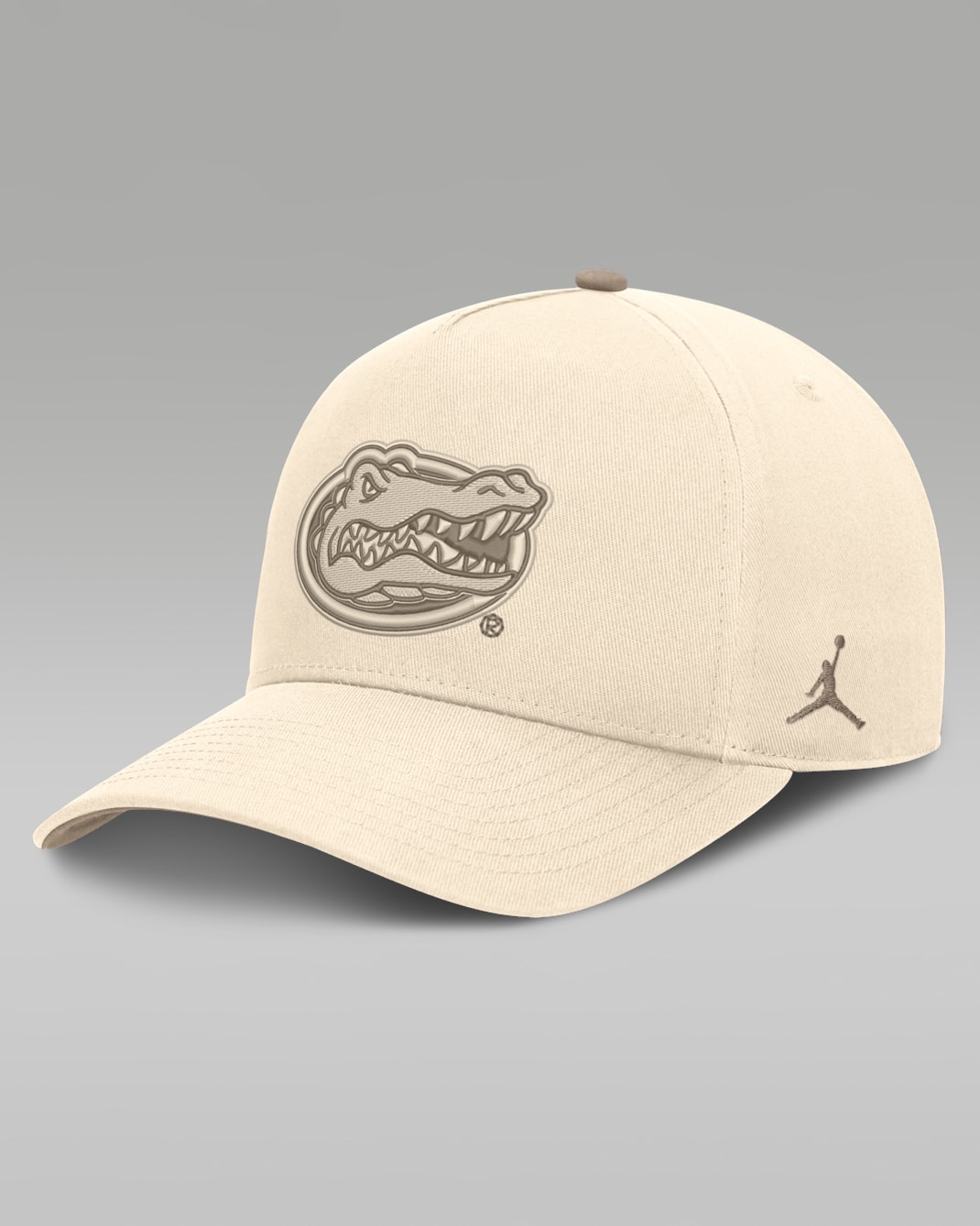 Florida Natural Rise Men's Jordan Brand Dri-FIT College A-Frame Adjustable Hat - Natural/Khaki