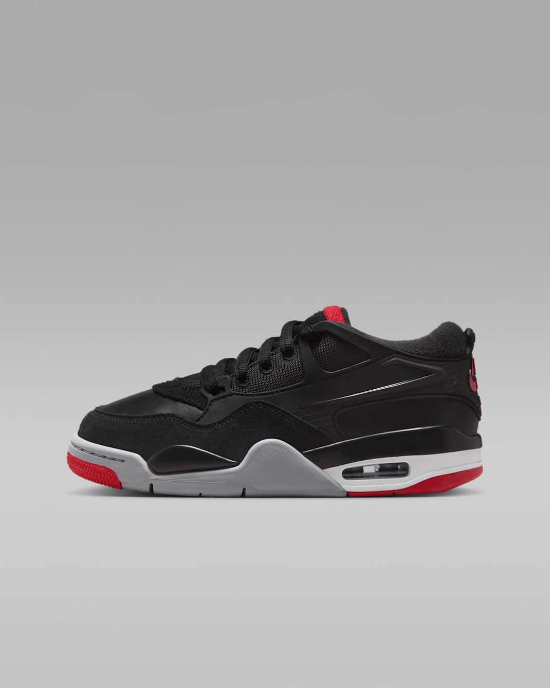 Chaussure Air Jordan 4 RM pour ado - Noir/Wolf Grey/Blanc/Varsity Red