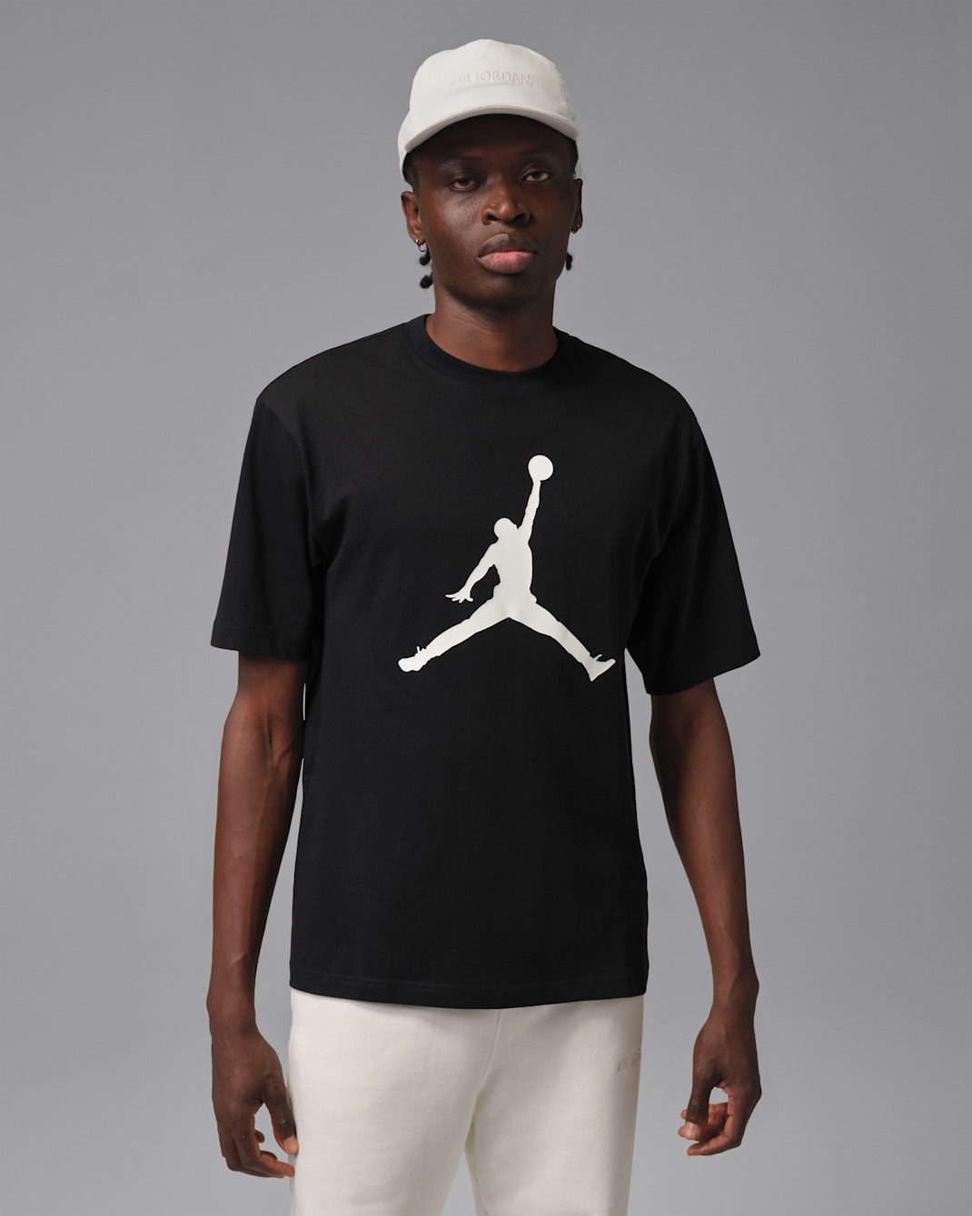 T-shirt Jordan – Uomo - Nero/Bianco/Bianco