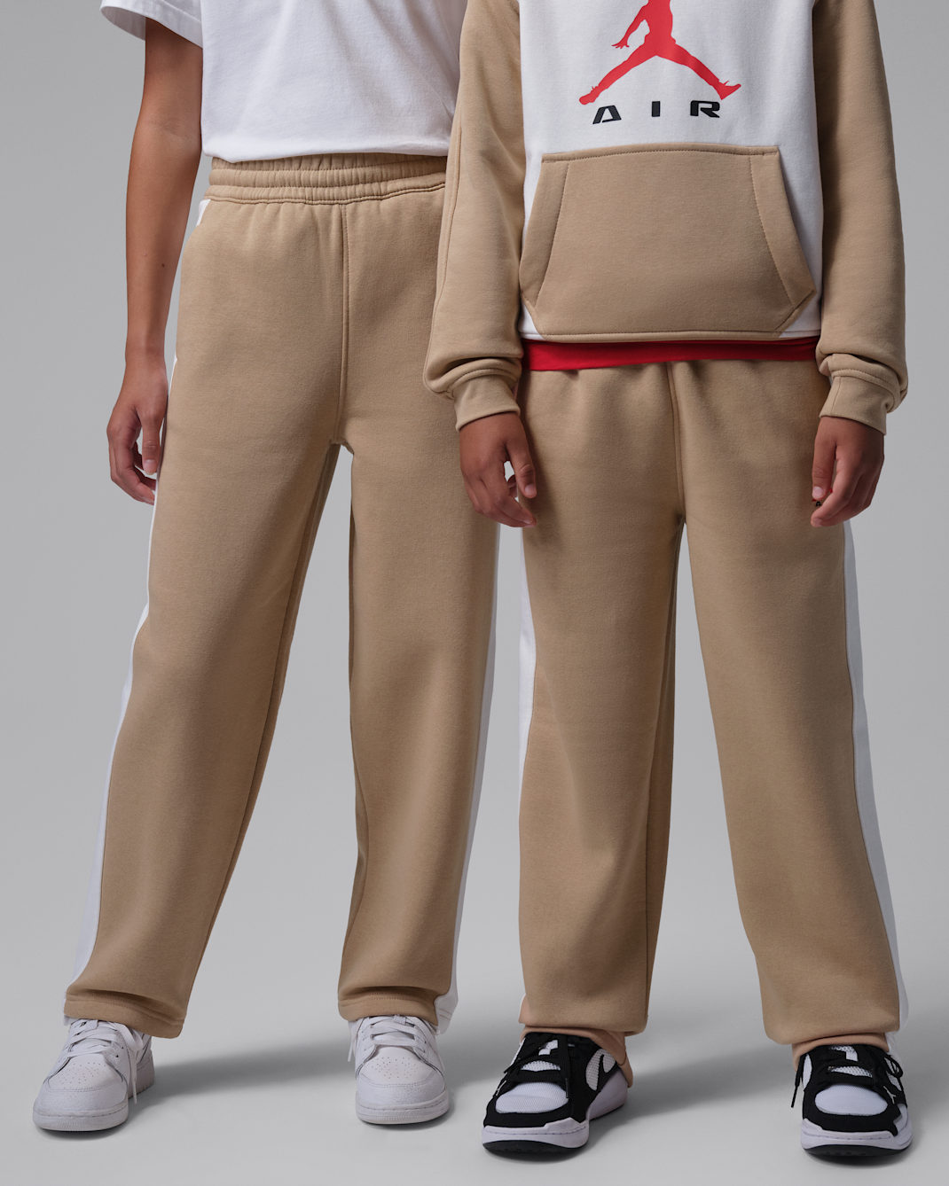 Jordan Older Kids' Air Open Hem Trousers - Hemp
