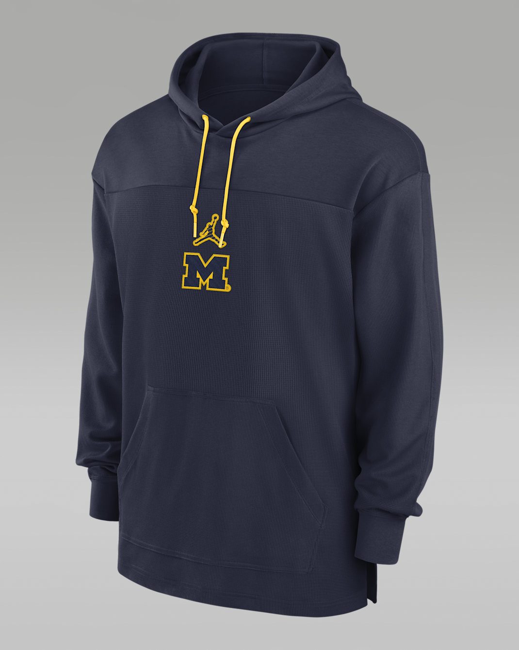 Michigan Wolverines Sideline Jersey Men's Jordan Dri-FIT College Pullover Hoodie - Navy