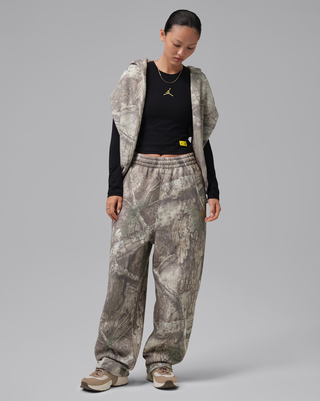 Jordan Brooklyn Fleece Women's Relaxed Wide Leg Realtree Pants