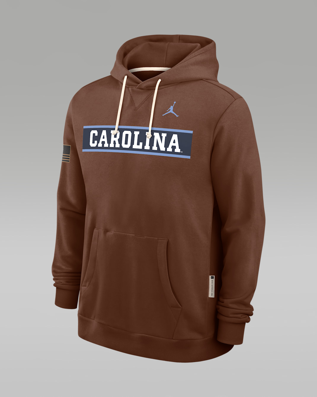 North Carolina 2026 Military Appreciation Standard Issue Men's Jordan Brand Dri-FIT College Pullover Hoodie