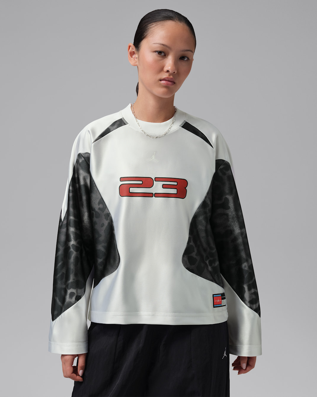 Jersey de manga larga para mujer Jordan Brooklyn - Blanco