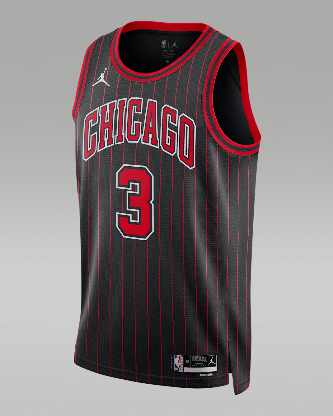 Chicago Bulls 2025/26 Statement Edition Men's Nike Dri-FIT NBA Swingman Jersey - Black
